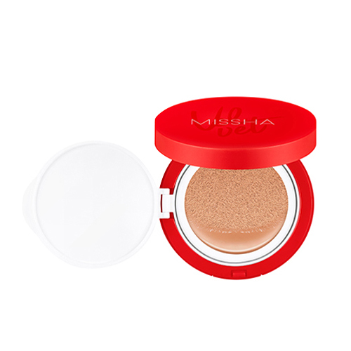 MISSHA Velvet Finish Cushion SPF50 (No.21) on white background