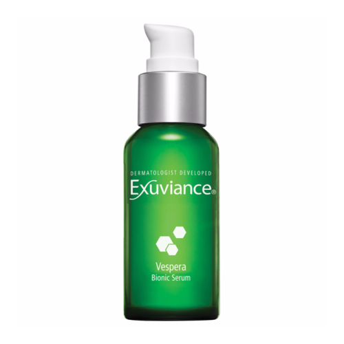 Exuviance Vespera Bionic Serum on white background