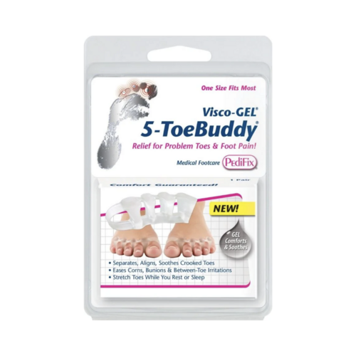 Pedifix Visco-GEL 5 ToeBuddy on white background