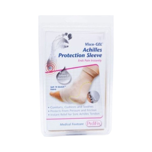 Pedifix Visco-GEL Achilles Protection Sleeve - Small, 1 pieces Pedifix Visco-GEL Achilles Protection Sleeve - Large on white background