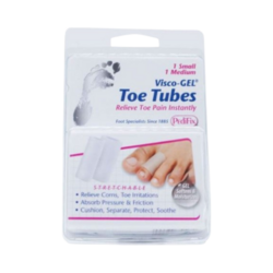 Visco-GEL All-Gel Toe Tubes - Medium on white background