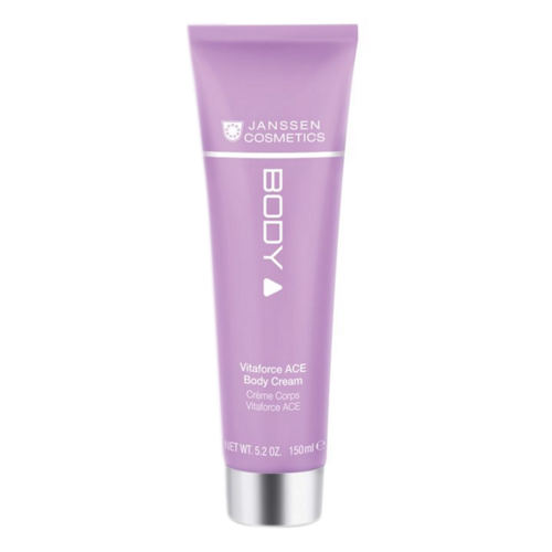 Janssen Cosmetics Vitaforce ACE Body Cream on white background