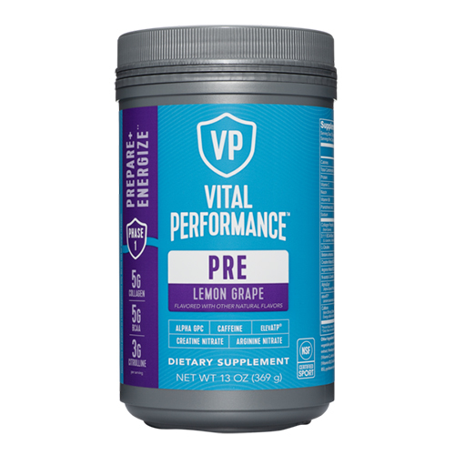 Vital Proteins Vital Performance Pre - Lemon Grape on white background