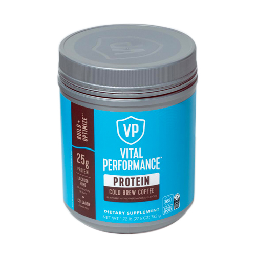 Vital Proteins Vital Performance Protein - Cold Brew Coffee on white background