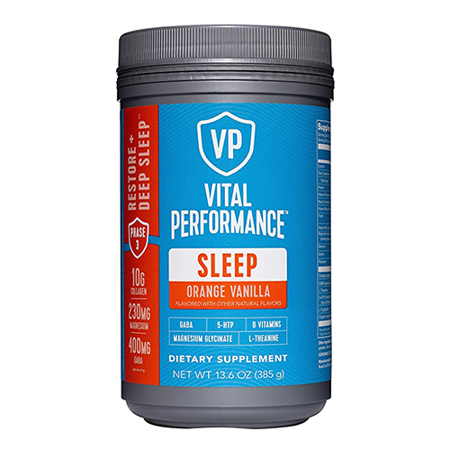 Vital Proteins Vital Performance Sleep - Orange Vanilla on white background