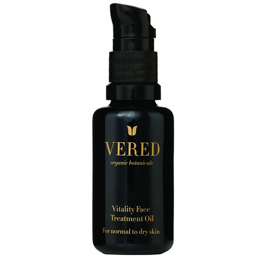 Vered Organic Botanicals Vitality Face Treatment Oil on white background