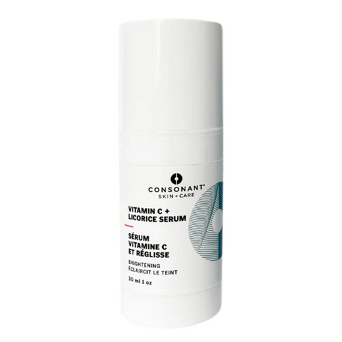 Consonant Vitamin C + Licorice Serum on white background
