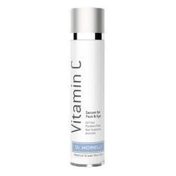 Vitamin C Serum for Face and Eye on white background