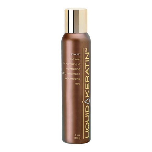 Liquid Keratin Volumizing and Revitalizing Dry Shampoo on white background