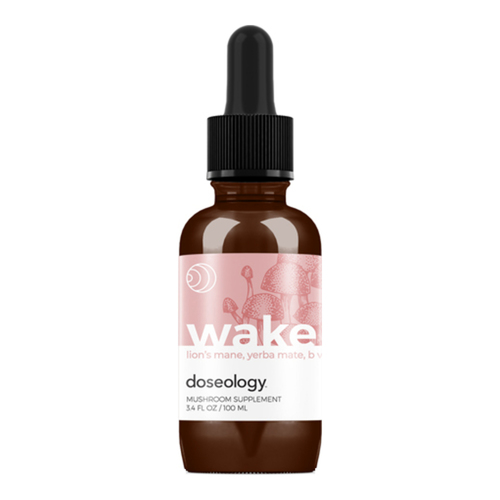 Doseology Wake (Lions Mane and Yerba Mate) on white background