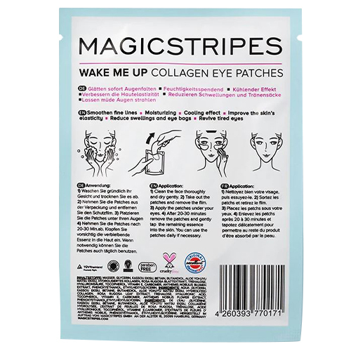 Magicstripes Wake Me Up Collagen Eye Patches - Single, 1 pieces