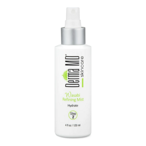 Derma MD Wasabi Anti-Acne Refining Toner on white background