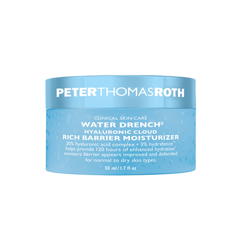 Peter Thomas Roth Water Drench Hyaluronic Cloud Rich Barrier Moisturizer on white background