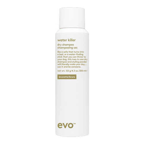 Evo Water Killer Dry Shampoo Brunette on white background