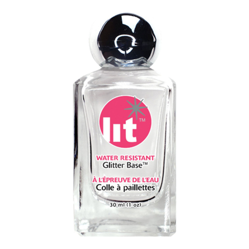 Lit Cosmetics Water Resistant Glitter Base - Vegan Cosmetic Glue on white background