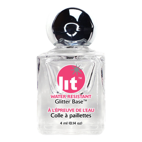 Lit Cosmetics Water Resistant Glitter Base - Vegan Cosmetic Glue on white background