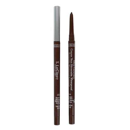 T LeClerc Waterproof Retractable Eye Pencil - 01 Noir on white background