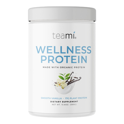 Teami Wellness Protein Powder - Smooth Vanilla on white background