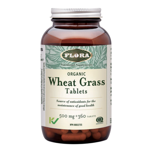 Flora Wheat Grass 500 mg, 360 tablets
