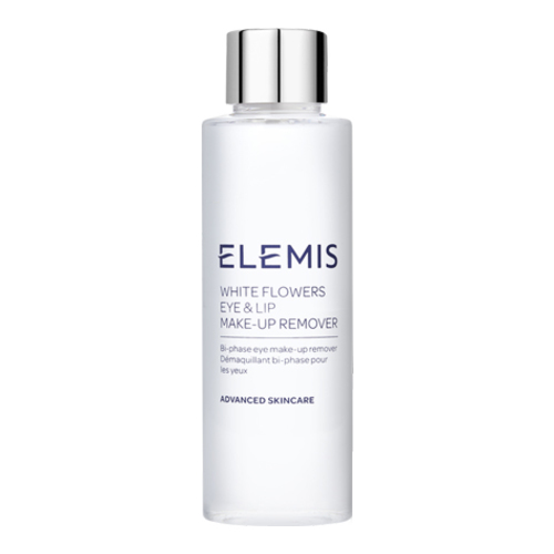 Elemis White Flowers Eye and Lip Make Up Remover on white background