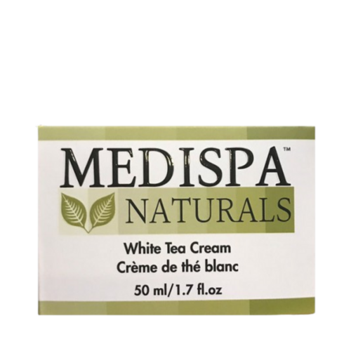 Medispa Naturals White Tea Cream on white background