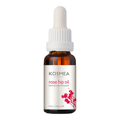 Kosmea Whole Fruit Rose Hip Oil on white background