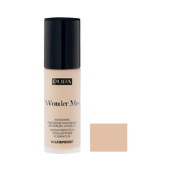 Wonder Me Fluid Foundation 009 - Alabaster on white background