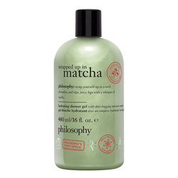 Wrapped Up In Matcha Hydrating Shower on white background