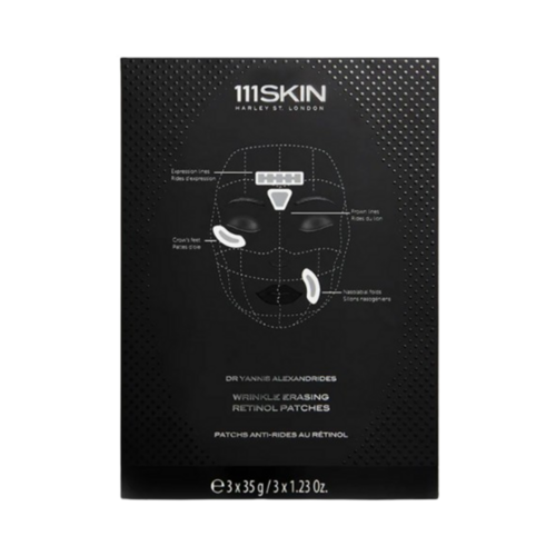 111SKIN Wrinkle Erasing Retinol Patches on white background