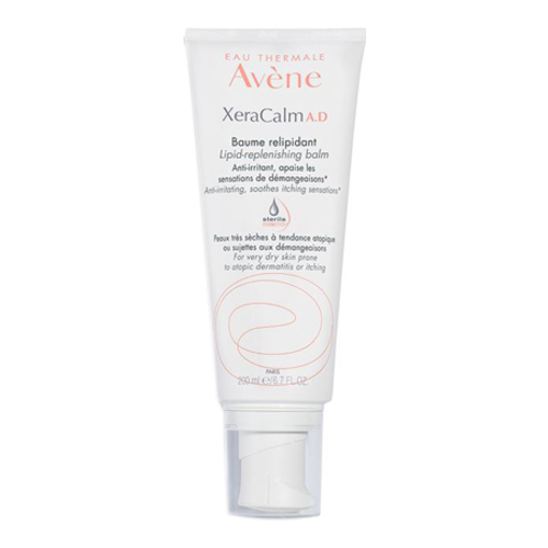 Avene XeraCalm A.D Lipid Replenishing Balm on white background