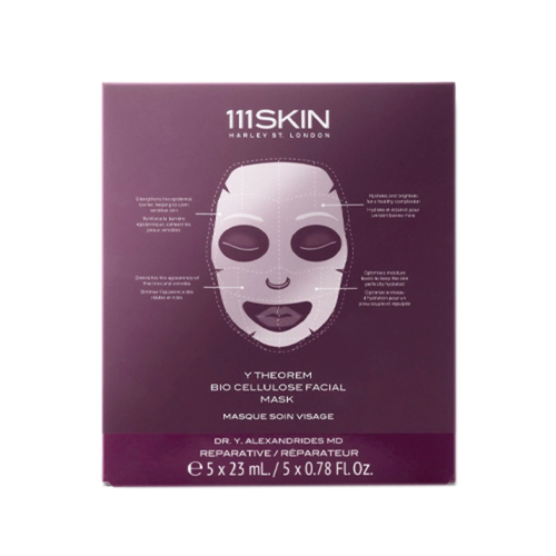 111SKIN Y Theorem Bio Cellulose Facial Mask Box, 5 sheets