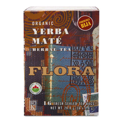 Flora Yerba Mate, 16 x 1.8g/0.06 oz