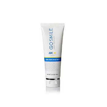 GoSMILE AM Whitening Toothpaste on white background