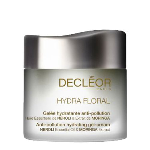 Decleor Hydra Floral Anti-Pollution Hydrating Gel-Cream on white background