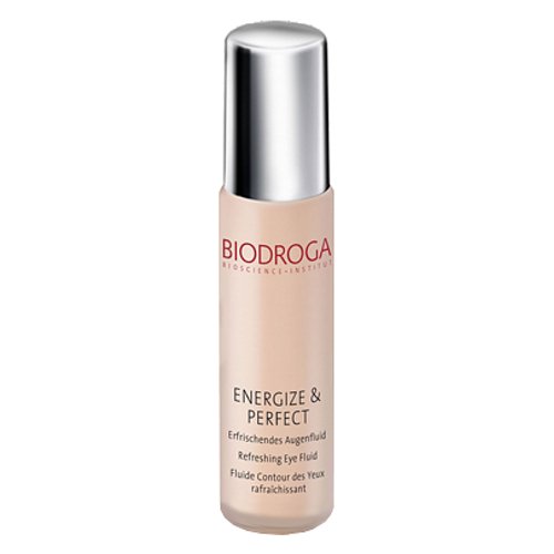 Biodroga Energize and Perfect Refreshing Eye Fluid on white background