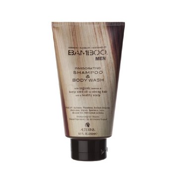 Alterna Bamboo for Men Invigorating Shampoo & Body Wash on white background