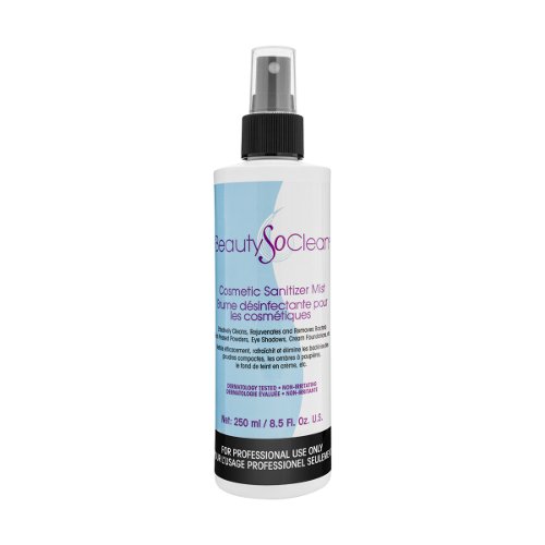 BeautySoClean Cosmetic Sanitizer Mist, 250ml/8.5 fl oz