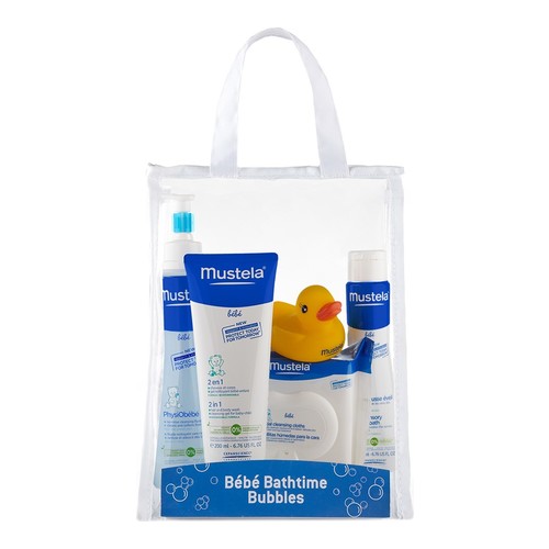 Mustela Bebe Bathtime Bubbles on white background