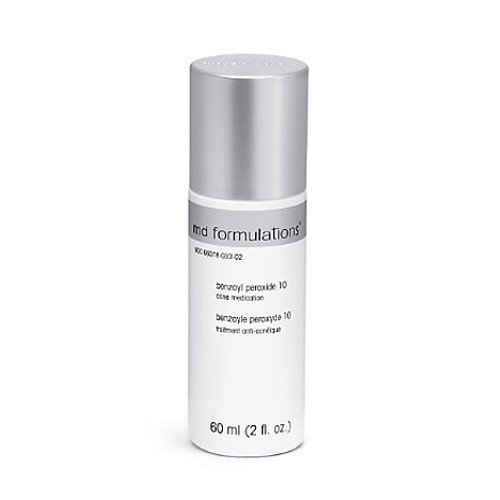 MD Formulations Benzoyl Peroxide 10 on white background