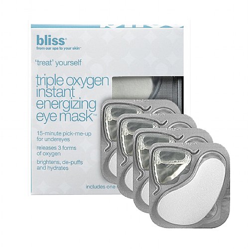 Bliss Triple Oxygen Instant Energizing Eye Mask, 4 sets