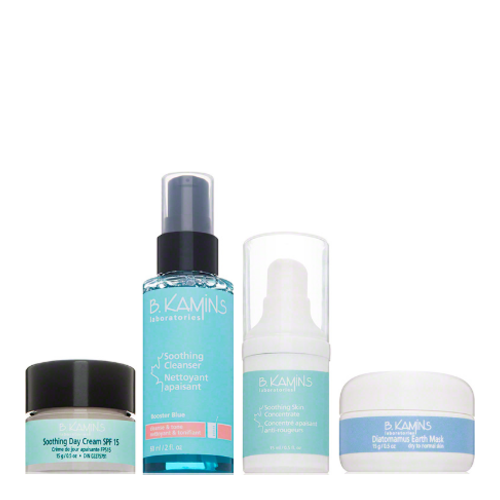 B Kamins Booster Blue Moisturizing Starter Kit on white background