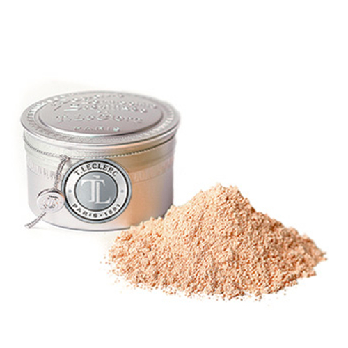 T LeClerc Loose Powder - Abricot on white background