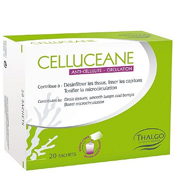Thalgo Celluceane Anti-Cellulite Drink Mix (Cellulite, Heavy Legs) on white background