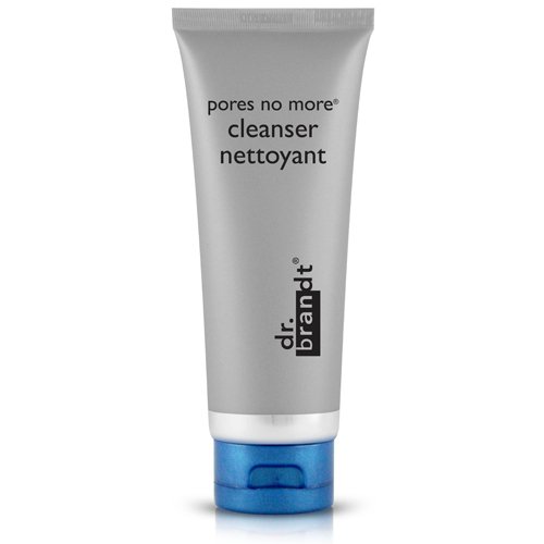 Dr Brandt Pores No More Cleanser Tube on white background
