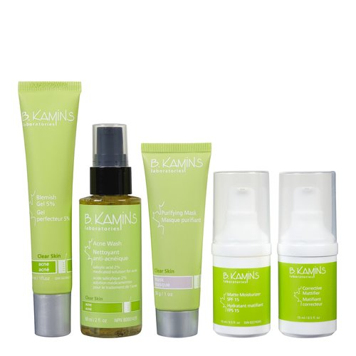 B Kamins Clear Skin Kit on white background