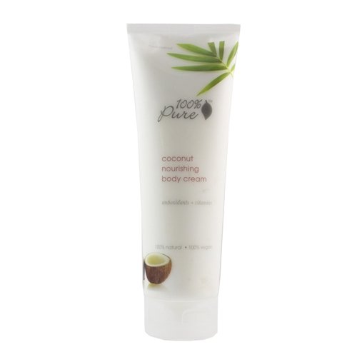 100% Pure Organic Coconut Body Cream, 236ml/8 oz