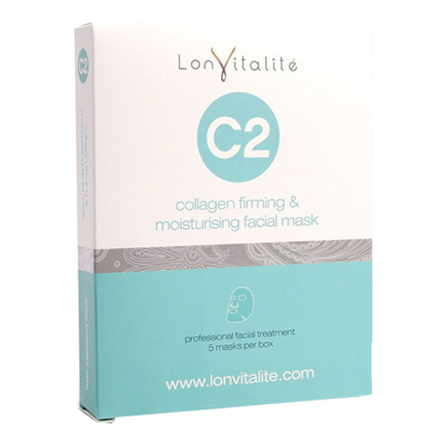 Lonvitalite C2 - Collagen Firming and Moisturizing Mask 1 Box, 5 pieces