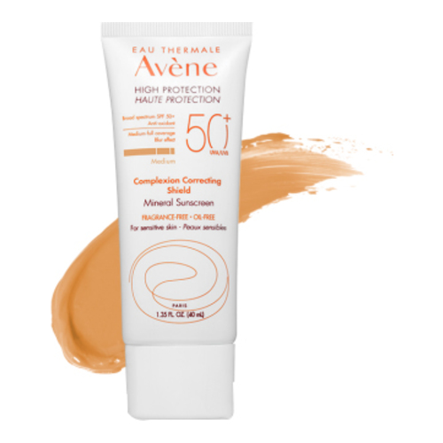 Avene Complexion Correcting Shield SPF 50+ - Medium, 40ml/1.4 fl oz