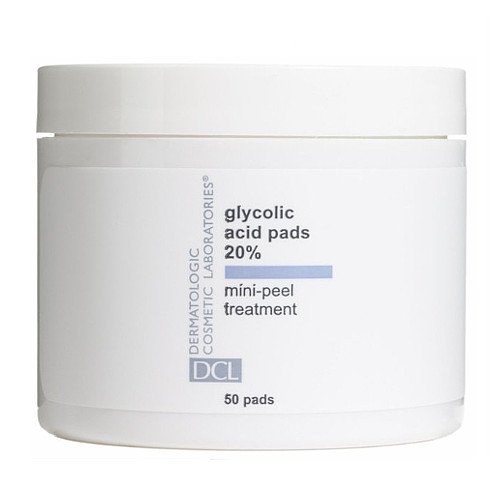 DCL Dermatologic Glycolic Acid Pads 20% on white background