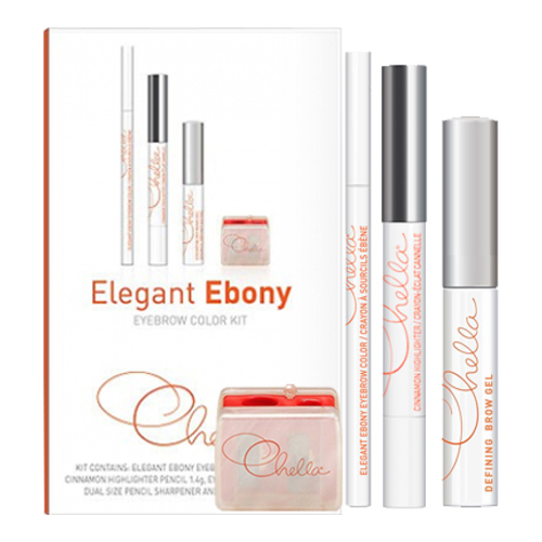 Chella Eyebrow Color Kit - Elegant Ebony, 1 set